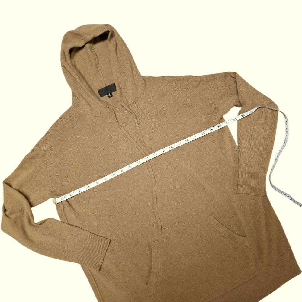 NILI LOTAN SELMA HOODED CASHMERE SWEATER CAMEL S‎ - Picture 5 of 11